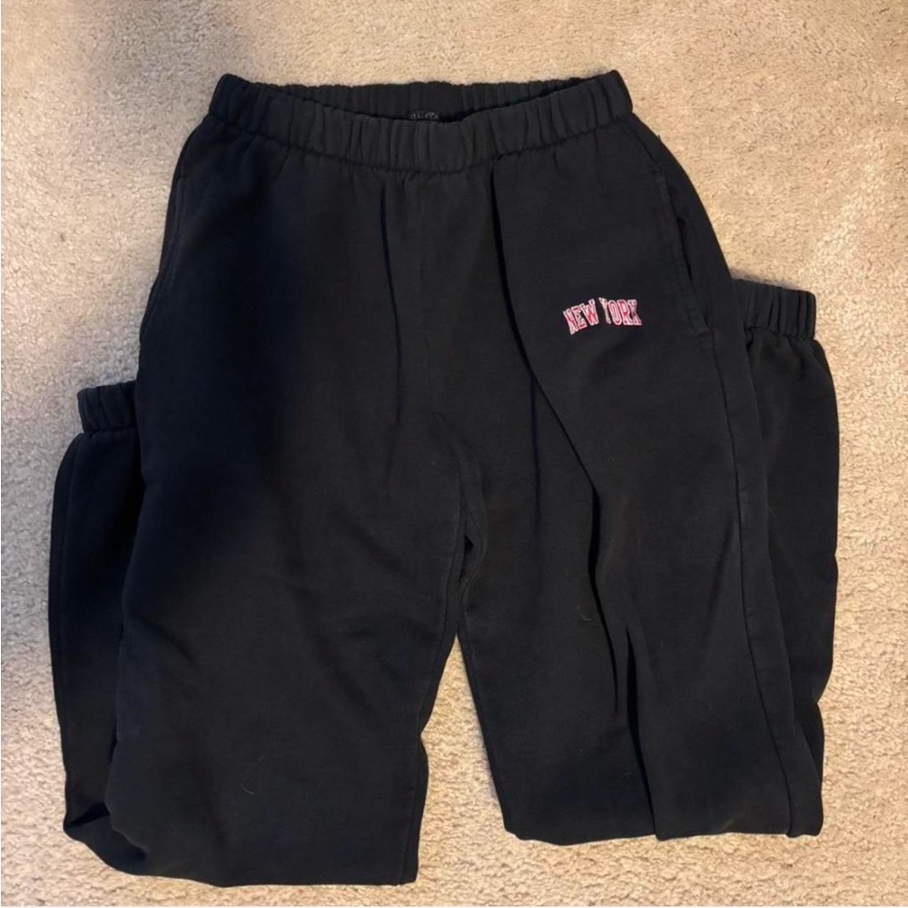 John Galt Black Sweatpants